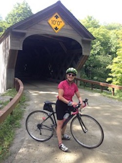 You need lots of energy to bike in VT