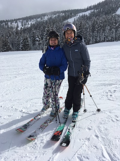 The Ski Diva and the Brave Ski Mom.